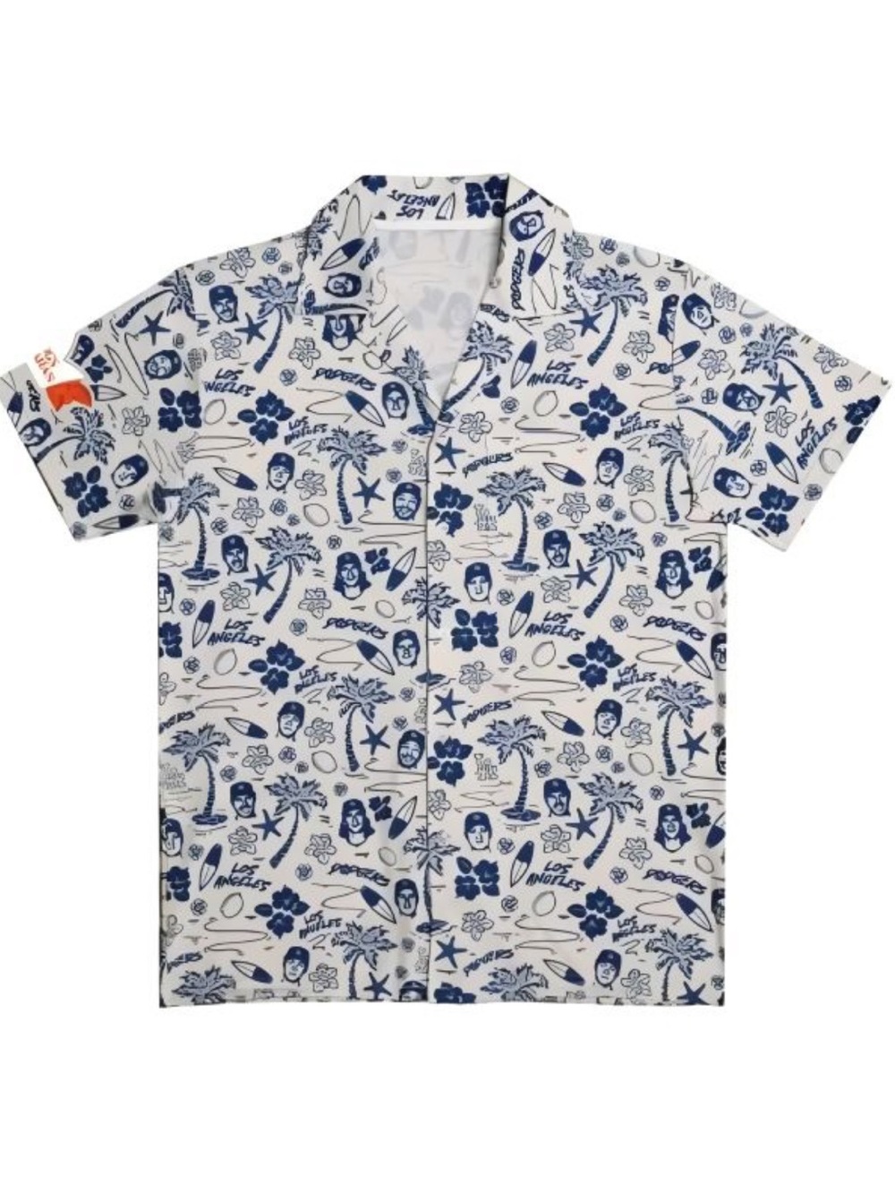 Men's Dodgers Hawaii Collared shirt
